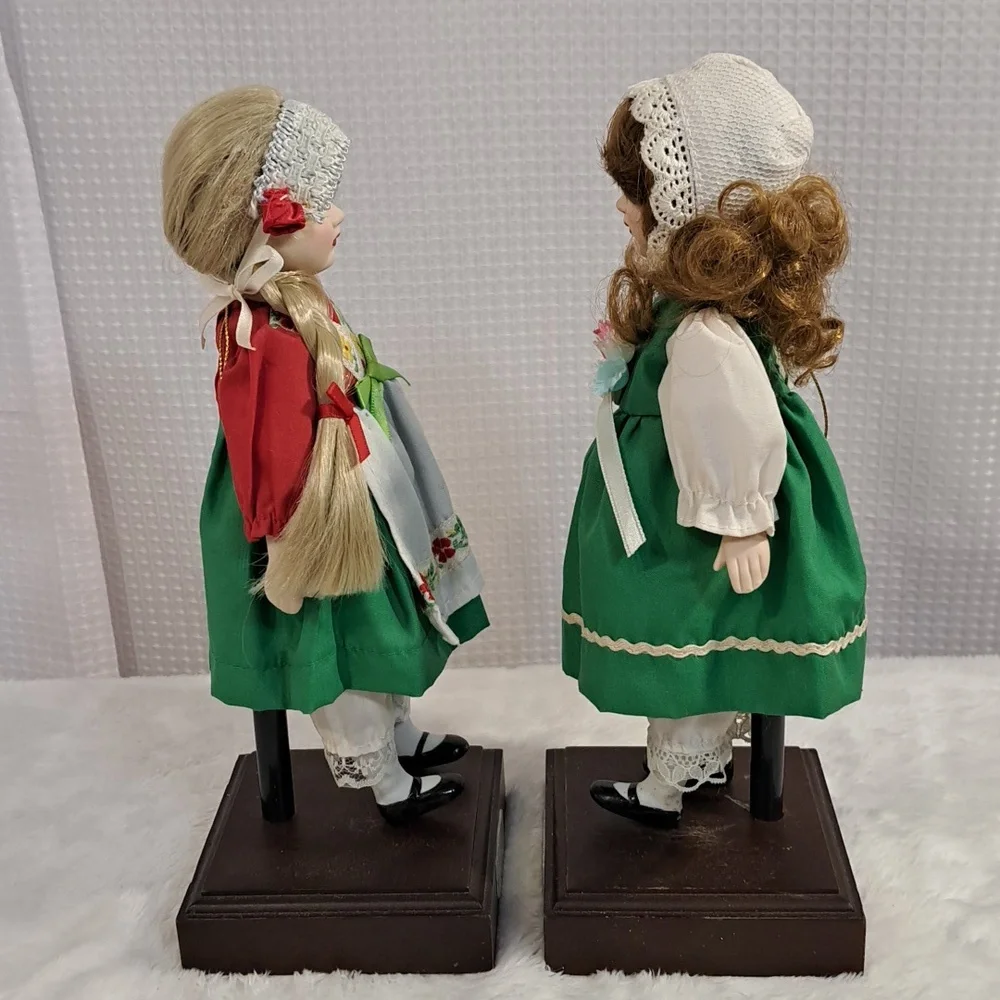 2 International Collectors Society Porcelain Dolls